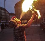 Demonstration for bevarelse af "hjemløseteltet"