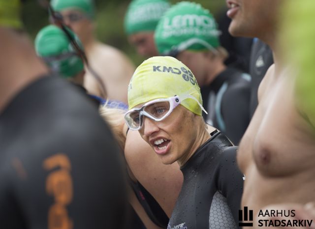 Deltagere ved triatlon ved Hørhaven