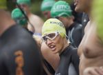 Deltagere ved triatlon ved Hørhaven