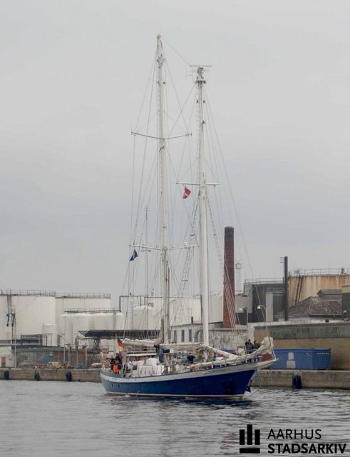 Tysk sejlskib i Aarhus Havn