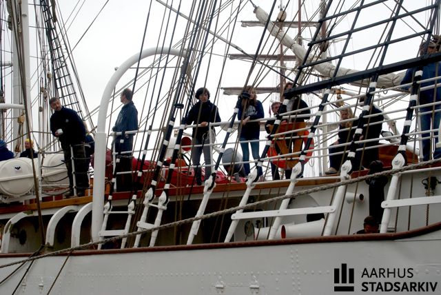 Besætningsmedlemmer til Tall Ships Races. 