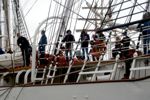 Besætningsmedlemmer til Tall Ships Races. 