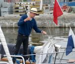 Sejl håndteres i Tall Ships Race