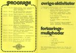 Program for indvielsesfesten for Tovshøjskolen.