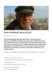 Erindring - Erik Henning Blaakilde