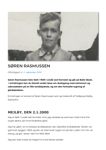 Erindring - Søren Rasmussen