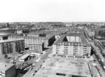 Udsigt over Frederiksbjerg fra Højhuset på Langenæs. 