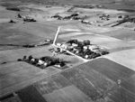 Luftfoto af landsbyen Løjenkær