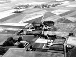 Luftfoto af landsbyen Hørslevbol