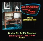 Reklame for Bocks EL & TV Service