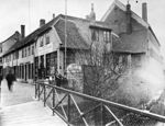 Frederiksgade set fra Aarhus Å og Immervad