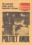 Forside Ekstrabladet 1987: 35 anholdt efter Monody Festival 