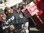 Demonstration mod racisme på Klostertorv.