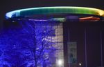 ARoS Aarhus Kunstmuseum med Olafur Eliassons værk, Your rainbow panorama.