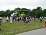 Flyvevåbnets helikopter i Mindeparken