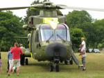 Flyvevåbnets helikopter i Mindeparken