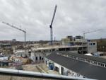 Den nye arkitektskole under opførelse